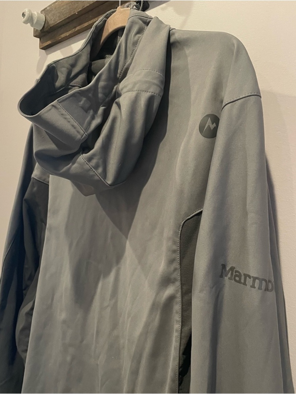 MARMOT Gore Windstopper Softshell Jacket Grey Large - Picture 5 of 9